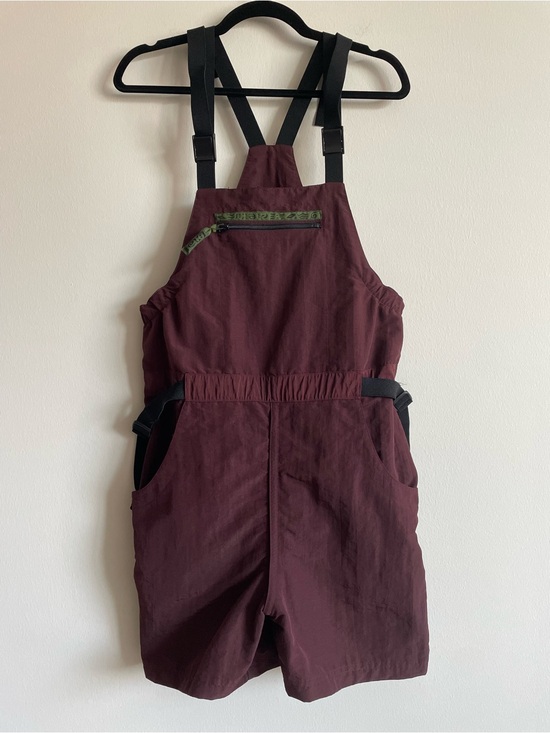 Teva Pants - Teva Riveralls Burgundy Rare Vintage 90s Short Overalls Hiking Gorpcore M